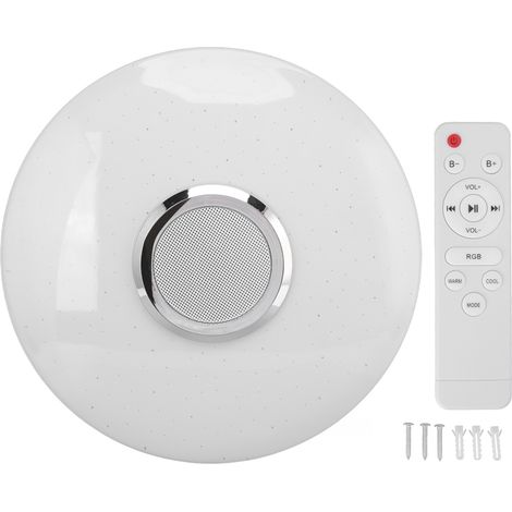 Ortviai Applique LED intelligente Bluetooth, ronde ultra-fine 26 cm, réglable en couleur et intensité, 100-240 V (1/5)