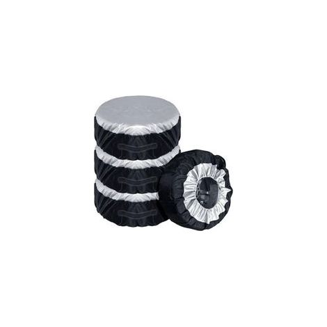 4 Pièces Housse de Pneu pour Pneus de 13-19 Pouces, étui Housse de Roue de Secours de Voiture Sac de Rangement Sac de Transport Pneu en Polyester pour Housses de Protection de Roue Voiture 4 Saisons (1/5)