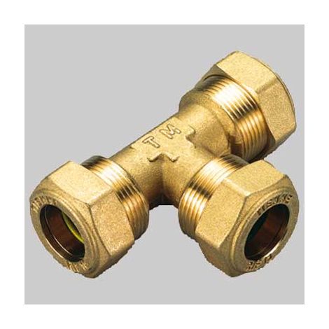 RACCORDO A TEE CON ORING GIALLO  16x16x16     TIEMME