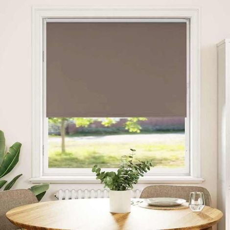 4011026 Store enrouleur occultant café 110x175cm largeur du tissu (1/5)