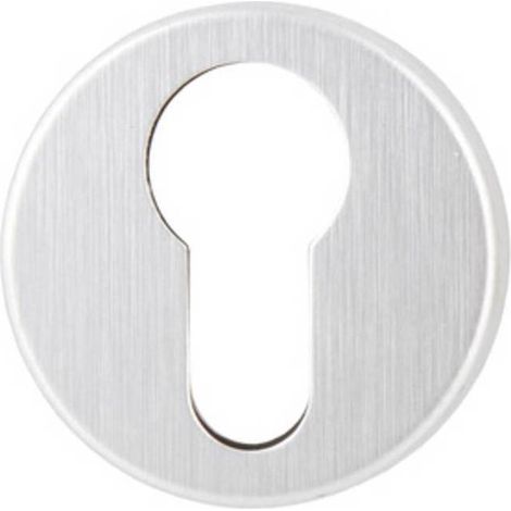 2 x BOCCHETTA TONDA OTTONE FORO YALE CROMO