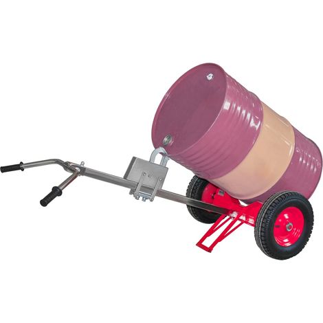 Diable porte-fût 450 kg - 2 roues - Convient pour sols irréguliers MW Tools VTWA450B2 (1/4)