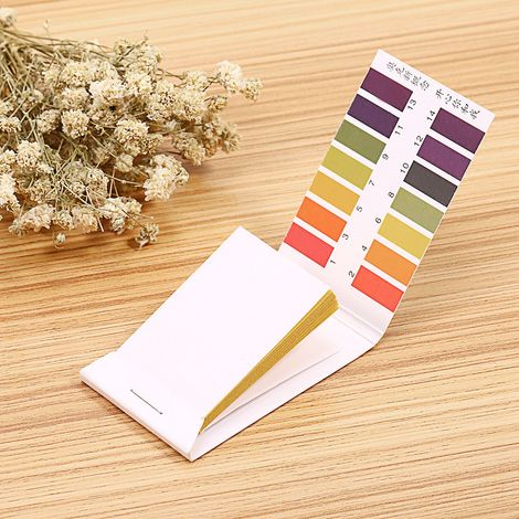 Bandelettes de test pH, 80 feuilles par carnet