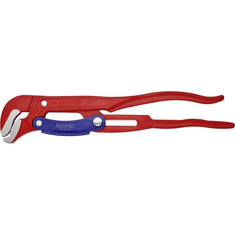 KNIPEX 83 60 015 Giratubi con ganasce ad "S" con regolazione rapida rossa, verniciata a polvere 420 mm