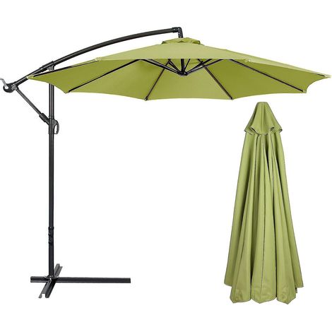 Top-Angebot – 34 % Rabatt auf Ersatz-Sonnenschirmstoff für 3 m große 6/8-armige Sonnenschirme, neu und heiß begehrt – 300 cm x 8 kg – Achatgrün (1/5)