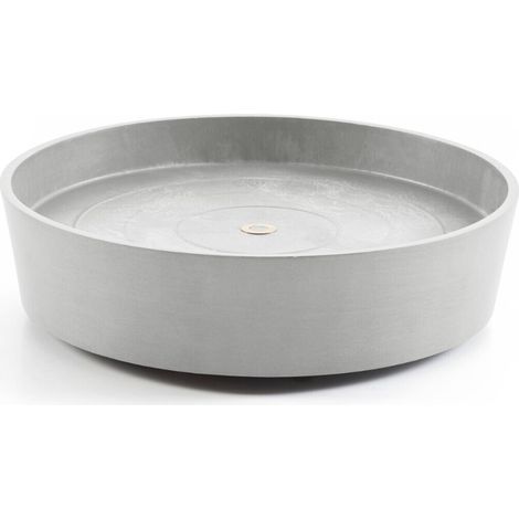 SOTTOVASO ROTONDO AMSTERDAM D29X3CM GRIGIO CHIARO (1/3)
