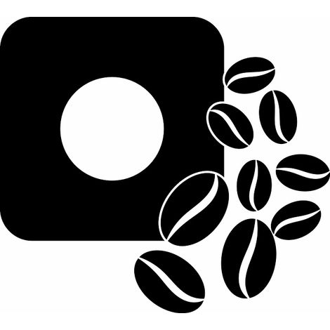 Adhesivo protector para el interruptor - Granos de café (1/5)