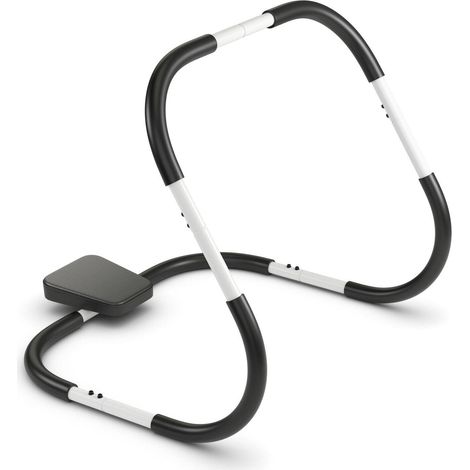 Portable AB Trainer with Headrest and Foam Handle for Office Home Gym-White (1/5)