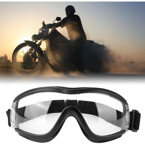 Lunettes de protection moto anti-buée, anti-poussière et anti-vent pour sécurité et visibilité optimale. (1/5)