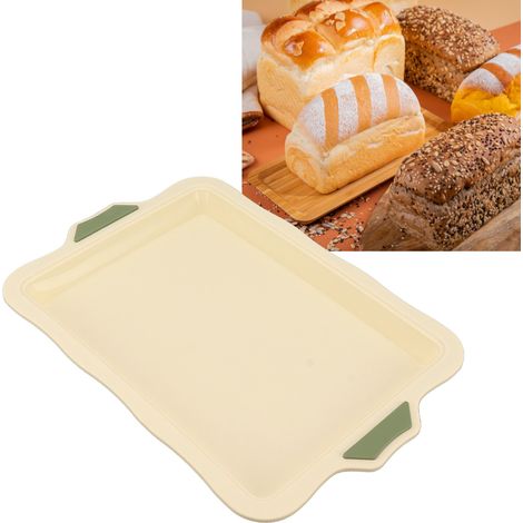 Antihaftbeschichtete Silikon-Toastform, leicht zu entformen, flacher Boden, hitzebeständig, große Kuchenform, ideal für selbstgebackenes Gebäck, kleine Größe. (1/5)