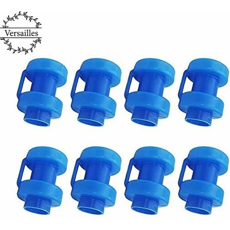 Orchid-8 Pieces Trampoline End Caps Net Rod End Caps, 25mm Diameter Trampoline Replacement Parts for Trampoline Net Rods (Blue) (1/5)