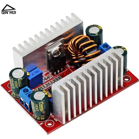 Hochleistungs-DC/DC-Konstantspannungs- und -Stromaufwärtswandlermodul (400 W, 15 A), Steuerplatine (8,5–50 V auf 10–60 V) (1/4)
