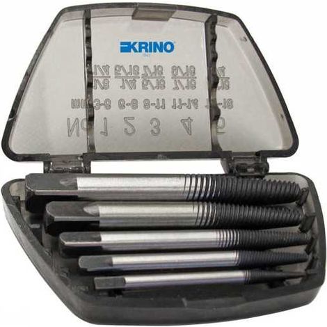 Extractor de tornillos rotos, 5 piezas Krino