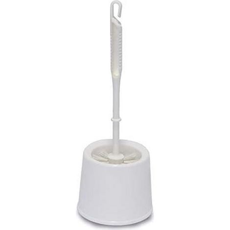 Support pour brosse à WC Blanc