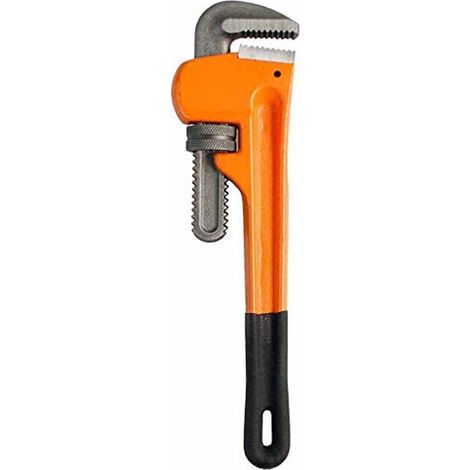 Chiave giratubi modello americano da 10" con apertura regolabile cromo vanadio corpo in ghisa chiave inglese gira tubo (1/3)