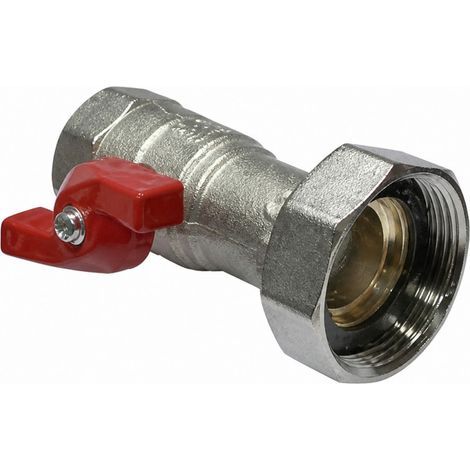 Vanne POMPSET VIII DN25, 1"1/4 - 2" avec écrou mobile pour circulateur.