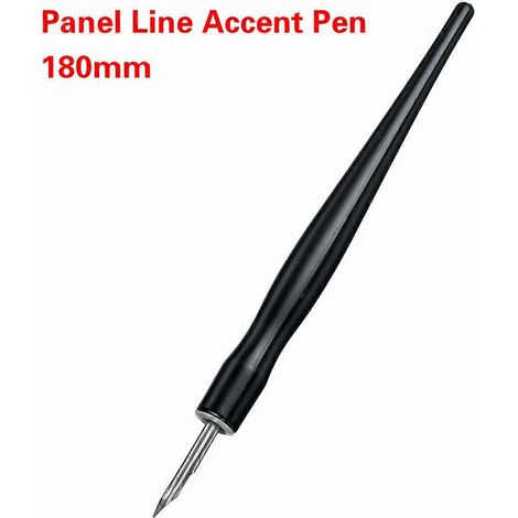 Stylo de précision pour lignes de panneaux de 180 mm, outil de peinture et d'assemblage de maquettes, sans frottement, pour l'infiltration, la perméation et les fuites. (1/2)