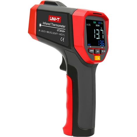 UNI-T UT303A+ THERMOMÈTRE INFRAROUGE, 30:1 RATIO, -32 ° C-800 ° C/-25,6 ° F-1472° F