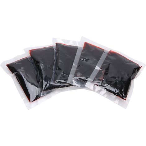 5 pièces 20ml Sacs de Faux Sang Halloween Déguisement Accessoire Fête Cosplay (1/5)