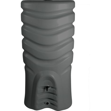 EDA – Récupérateur d'eau de pluie mural 550L – Capacité 550L – Hauteur 154 cm – Fixation murale – Kit de raccordement inclus