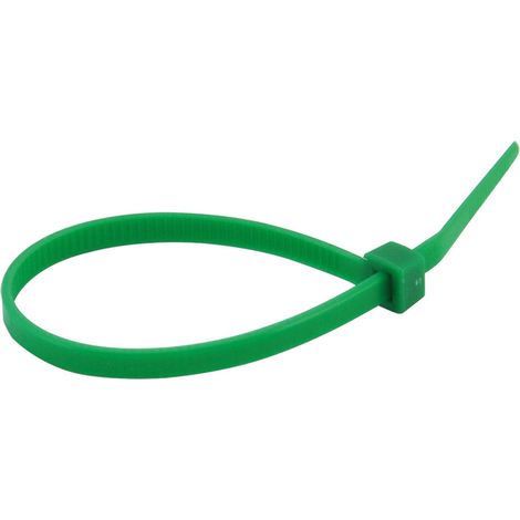 1CF FASCETTA A STRAPPO PER CABLAGGIO mm 2,5 x  100 pz 100 - verde