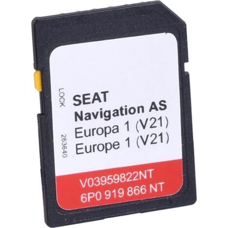 Carte SD de navigation pour système de navigation SEAT MIB2 AS V21