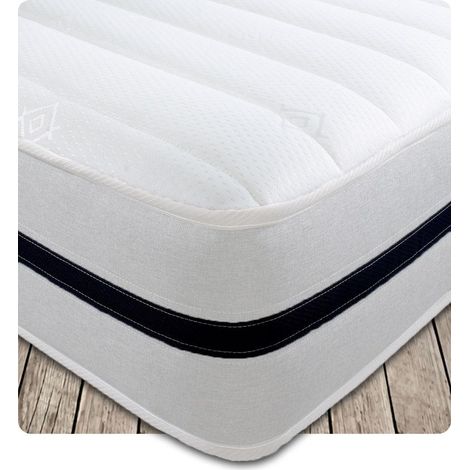 Starlight Beds – King Size Mattress. King Size All Foam Mattress with Reflex Foam Support Base and Memory Foam. 5ft x 6ft6 (STARLIGHT 08) (1/3)