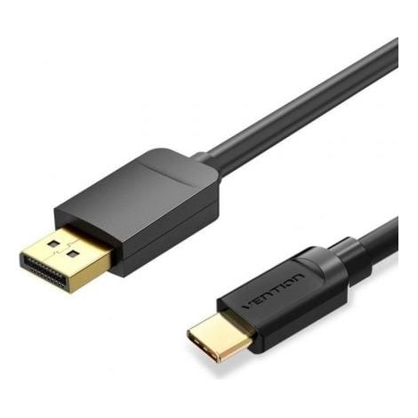 Cable USB-C a DisplayPort Vention CGYBG Negro 1,5 m