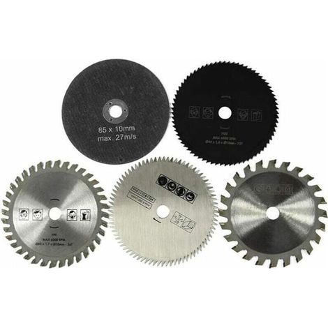 5 teile/satz 85mm Durchmesser 10mm Innendurchmesser Dreh Kleine Kreissäge Klinge Harte Legierung Dreh Schneiden Werkzeuge