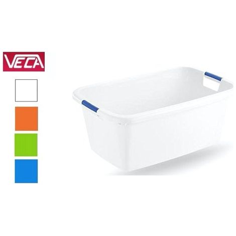bacinella moplen da 50 cm rettangolare - colori assortiti