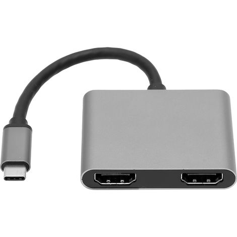 Station d'accueil Type-C vers HDMI 2-en-1 avec Hub USB et Conversion 4K (1/5)