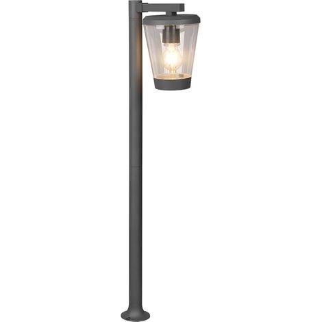 Potelet exterieur culot e27 fonte daluminium anthracite - trio - cavado (1/5)