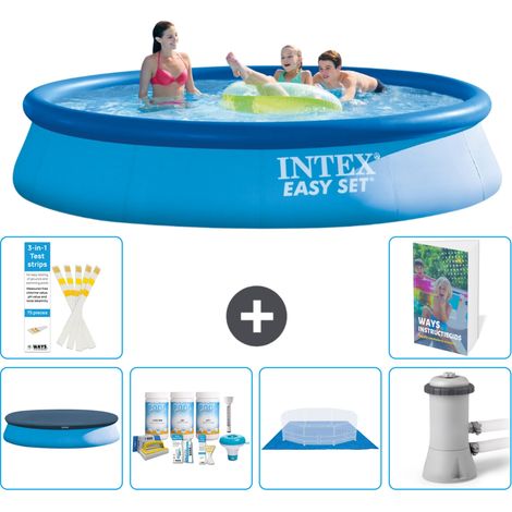 Intex Piscina Easy Set Rotonda - 396x84 cm - 7-pezzi  S77