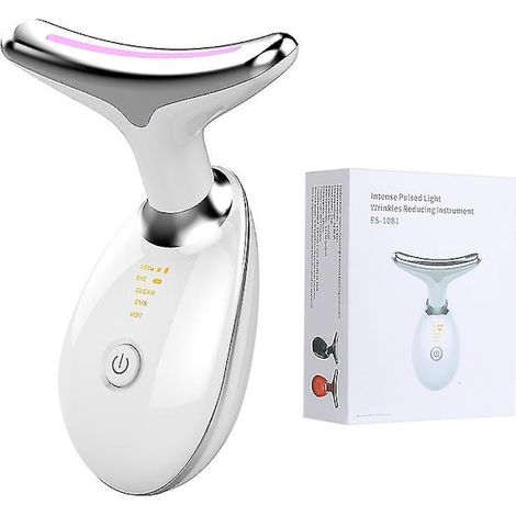 Beauty Device for Neck and Face LED Photon Therapy Skin Tightening Reduce Double Chin Anti-Wrinkle Lifting Massager (1/4)
