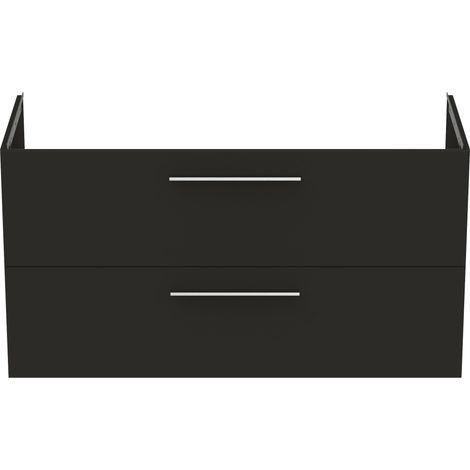 Ideal Standard i.Life B - Mueble lavabo, 120x63x51 cm, 2 cajones, gris antracita mate T5514NV (1/2)