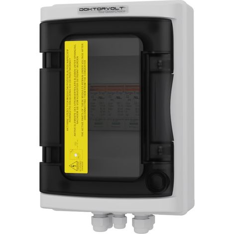 Solar Anschlusskasten PV DC 1000V 1x T2 Mersen 1-String PG Doktorvolt 4340 (1/5)
