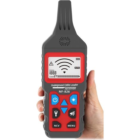 Compteur de puissance à fibre optique portatif Tracker Wire Tracker Portable Wire Tracker Pratique Lignes téléphoniques Localisateur Sous-fonds Détecteur Câble professionnel Finder NF-826 Testeur de c (1/5)