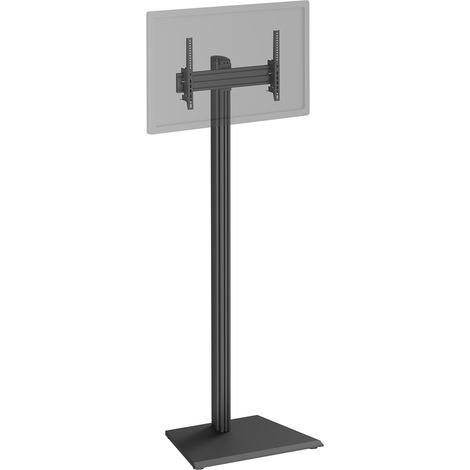 Support TV sur pied 32'' - 75'' Hauteur 240cm à poser, Inclinable noir (1/3)