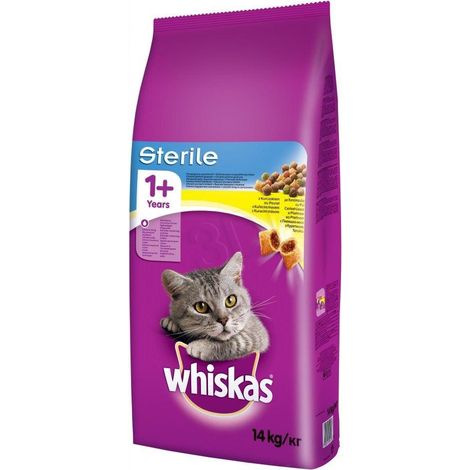 WHISKAS Stérile 14kg