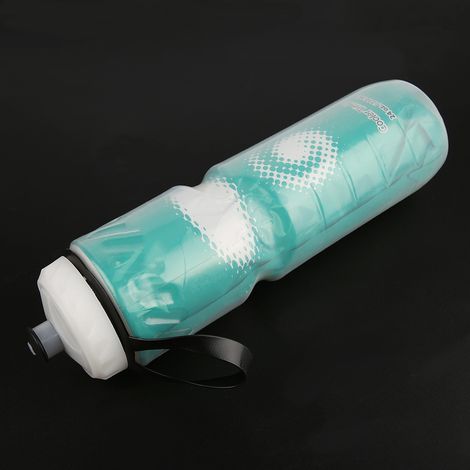 Gourde isotherme sport 710ML, maintient chaud et froid, double paroi, vert, pour randonnée et vélo