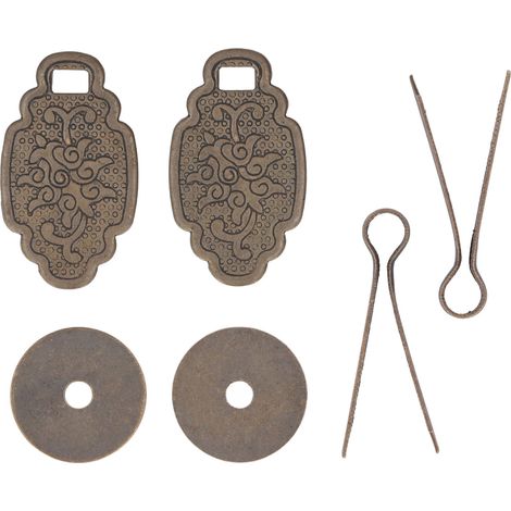 Antiker Messinggriff, Retro-Design, korrosionsbeständig, wunderschön und edel für Schubladen- und Schranktüren (1/5)