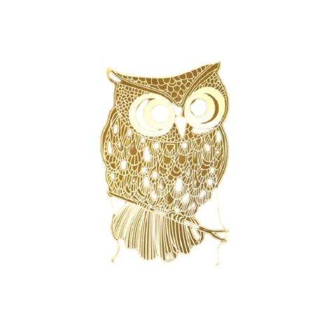 Veilleuse LED 3D hibou charmante pour chambre à coucher, chambre d'enfant, etc. (9,2 x 16 cm)