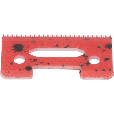 Lame de tondeuse barbe céramique 49 pièces, coupe précise, remplacement pour tondeuse cheveux, rouge (1/5)