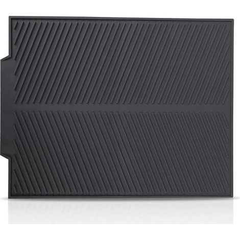 Tapis de séchage en silicone pour vaisselle, égouttoir à séchage rapide, grand modèle