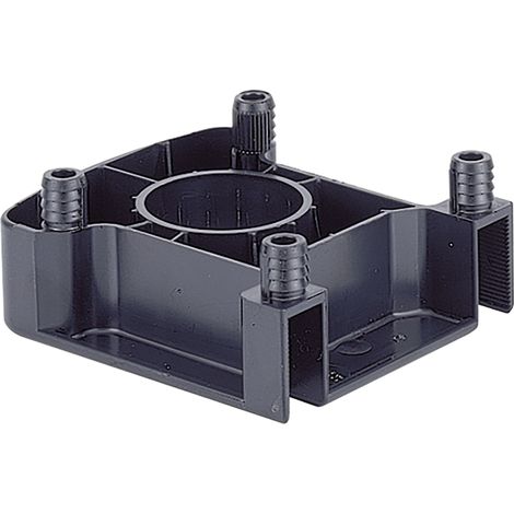 Hettich Sockelverstellfuß-Gleiter, Universal 47654, m.Aufnah.f.Blendenhalt., KF schwarz (1/2)
