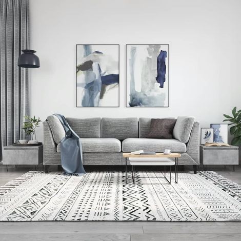 Couchtische 2 Stk. Betongrau 50x46x35 cm Holzwerkstoff (1/5)