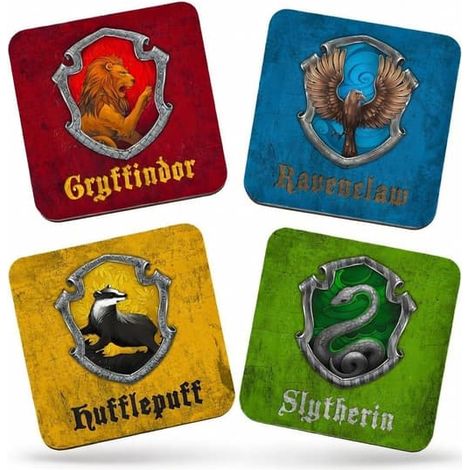 Lot de 4 sous-verres Harry Potter pour verres (1/3)