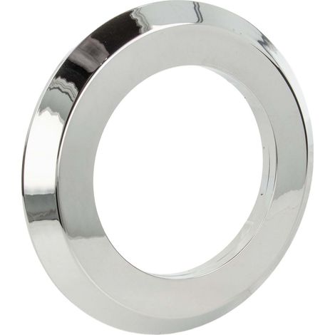 tecuro Deckrosette Ø 125 / Ø 78 mm, 1-teilig, zu Allmess UP-Wasserzähler KOAX 2", Kunststoff verchromt (1/4)