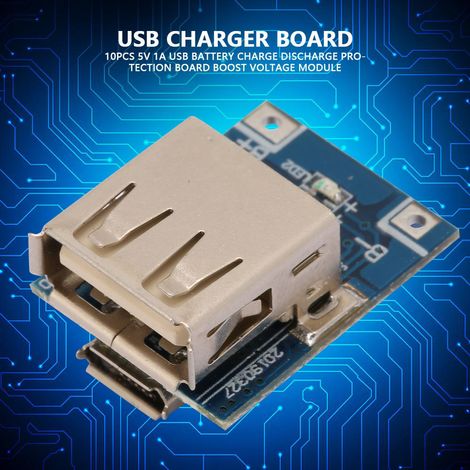10 modules de protection contre la charge et la décharge des batteries USB 5V 1A (1/4)