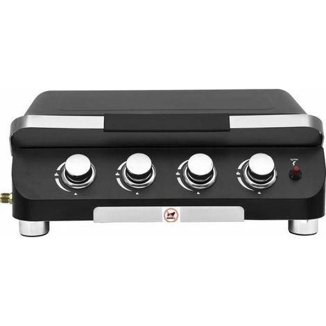 Cookingbox Palma plancha de gas negra 62 x 35 cm superficie de cocción